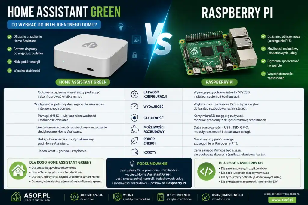 Home Assistant Green a Raspberry Pi